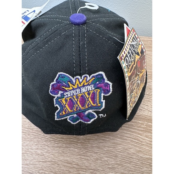 Vintage Green Bay Packers Hat Cap Snap Back Super Bowl XXXI Champion NFL Footbal - Picture 9 of 16